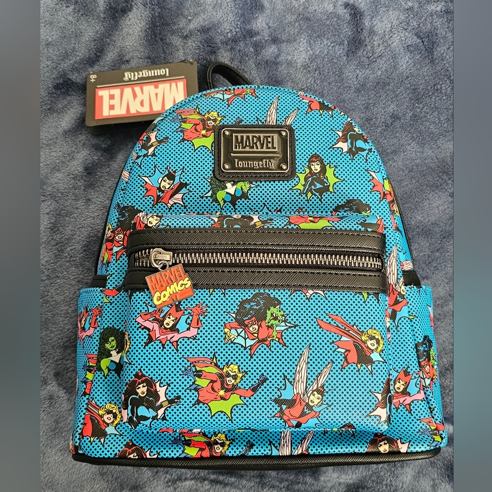 Loungefly Disney Marvel Comics Women Of Marvel Mini Backpack